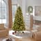 7.5ft. Pre-Lit Dewdrop Spruce Artificial Christmas Tree, Warm White LED Lights by Ashland®
